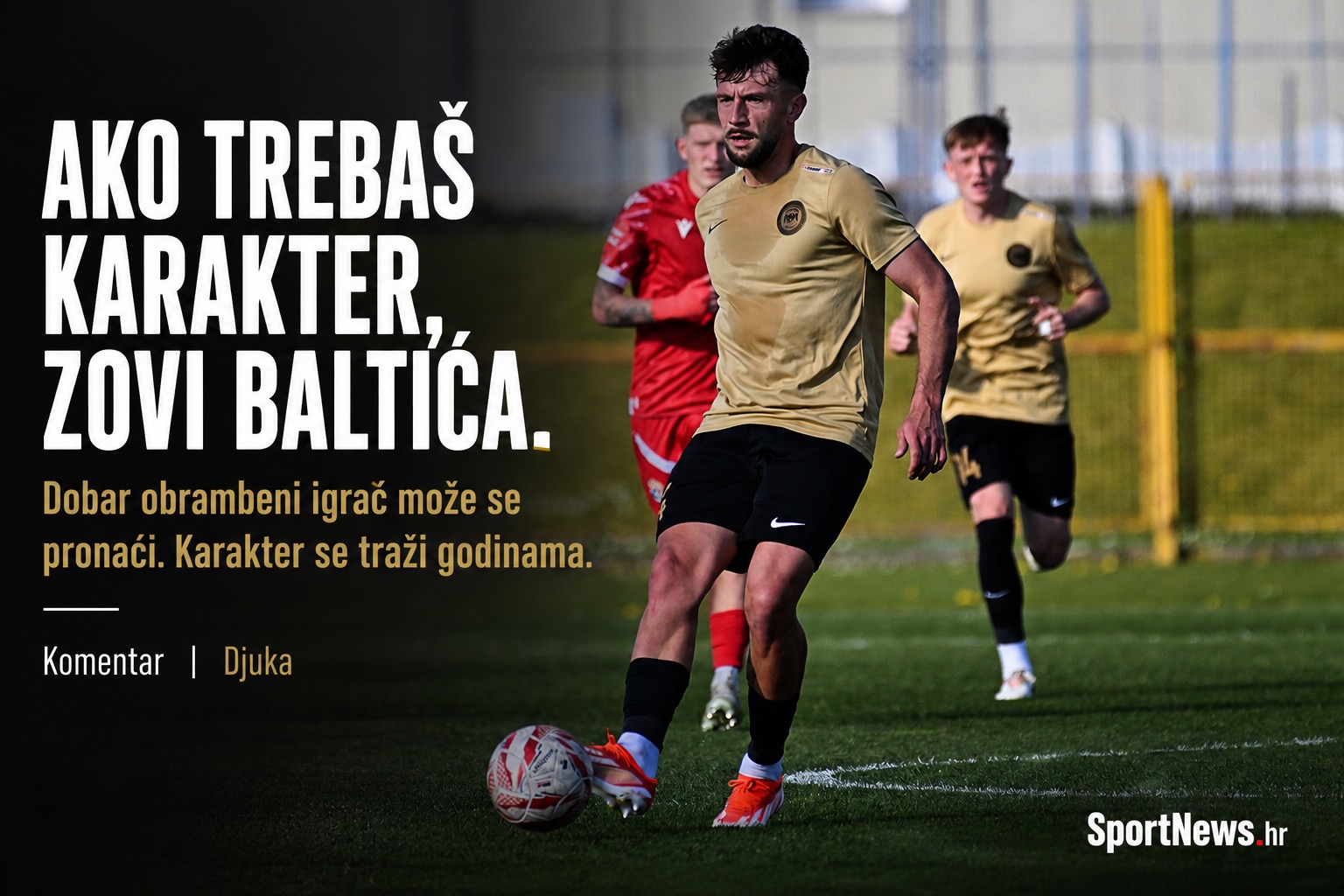 Neki igrači odlaze, a ugled ostaje: Priča o Tomislavu Baltiću, nogometašu čija se vrijednost ne mjeri samo minutama i utakmicama.