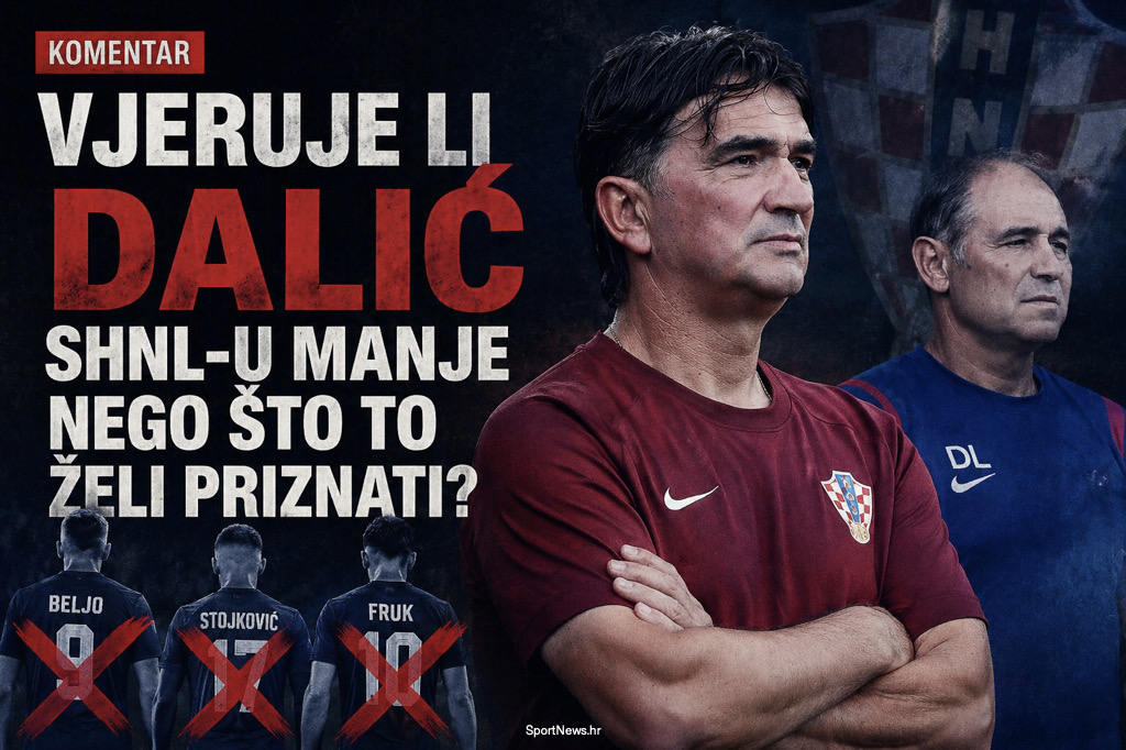 VJERUJE LI DALIĆ SHNL-u?  Toni Fruk nije dobio ni minutu protiv Belgije i Slovenije!